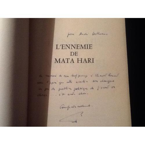 Long Envoi Autographe Michel Leblanc - L' Ennemie De Mata-Hari on Productcaster.