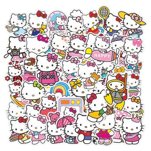 100 pièces de K chat chaton mignon K chat Hello Kitty autocollants ... on Productcaster.