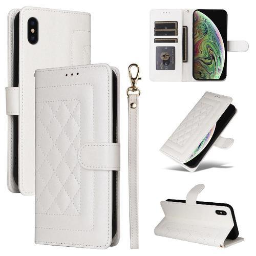 Flip Étui Pour Iphone Xs Max Couverture Rabotant Antichoc Simple En... on Productcaster.