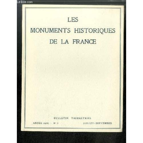 Les Monuments Historiques De La France N° 3 - La Restauration De Sa... on Productcaster.