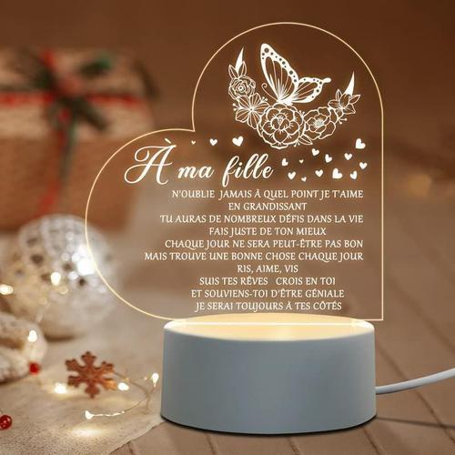 Pour Fille Veilleuse Led Cadeaux D'anniversaire Pour Ma Filles De M... on Productcaster.