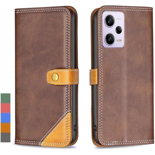 Coque Pour Xiaomi Redmi Note 12 Pro, Étui En Cuir Pour Redmi Note 1... on Productcaster.