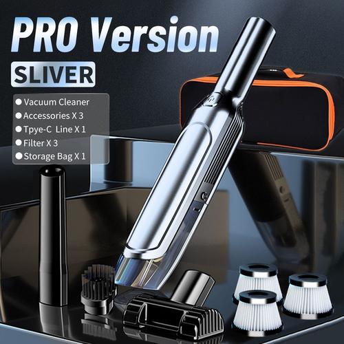 Sac Pro Sliver 3hapa - Aspirateur De Voiture 150000pa Sans Fil Fort... on Productcaster.