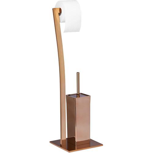 Cuivre Cuivre Support de papier-toilette avec porte-brosse WIMEDO 7... on Productcaster.