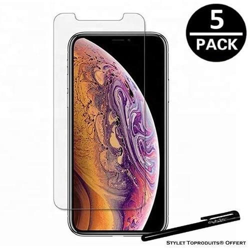 5pack Film De Protection 2.5d En Verre Trempé Iphone Xr Avec Stylet... on Productcaster.