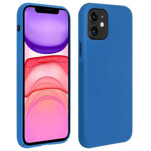 Coque Iphone 11 Silicone Semi-Rigide Mat Finition Soft Touch Bleu F... on Productcaster.