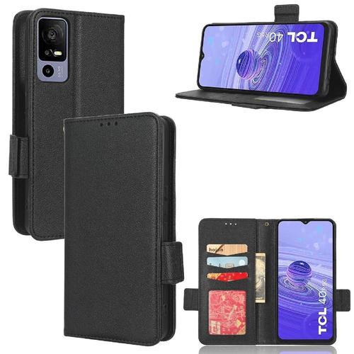 Étui Pour Tcl 40r Cuir Pu Magnétique Boucle Latérale Portefeuille T... on Productcaster.