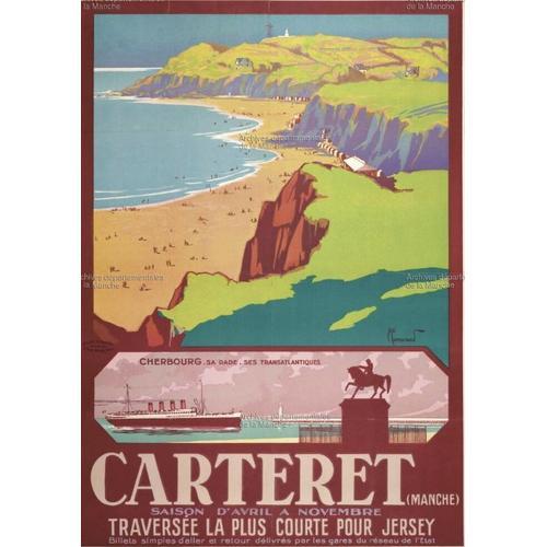 Affiche Carteret Manche on Productcaster.