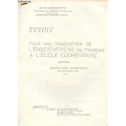 Repères - Pour La Rénovation De L Enseignement Du Français À L Écol... on Productcaster.