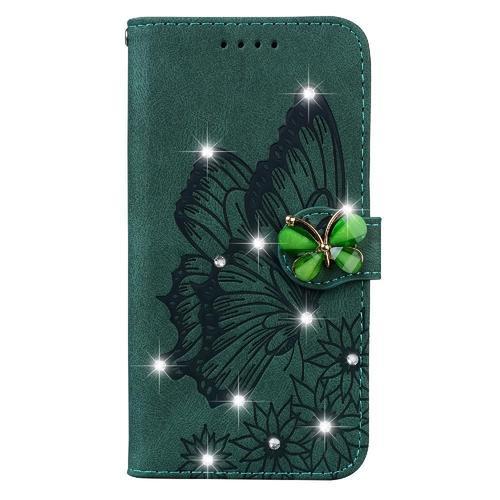 Étui Pour Samsung Galaxy S24 Ultra Grand Papillon Avec Diamants Étu... on Productcaster.