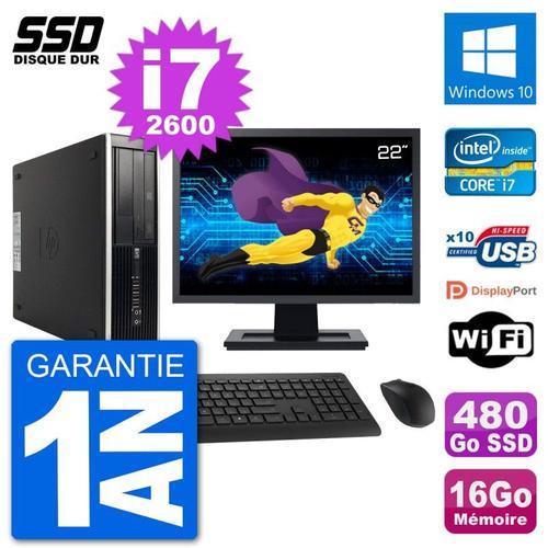 PC HP Compaq 6200 Pro SFF Ecran 22" i7-2600 RAM 16Go SSD 480Go Wind... (Reconditionné) on Productcaster.