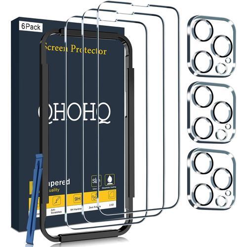 Lot De 3 Verres De Protection Blindés Pour Iphone 14 Pro 6,1"" Et 3... on Productcaster.