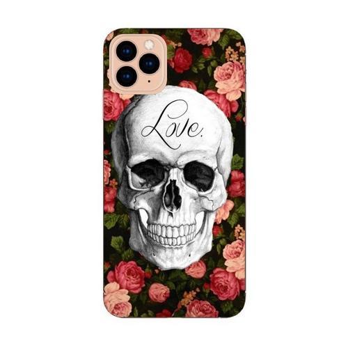 Coque Iphone 11 Pro Max Mort Love Fleur Liberty Skull on Productcaster.