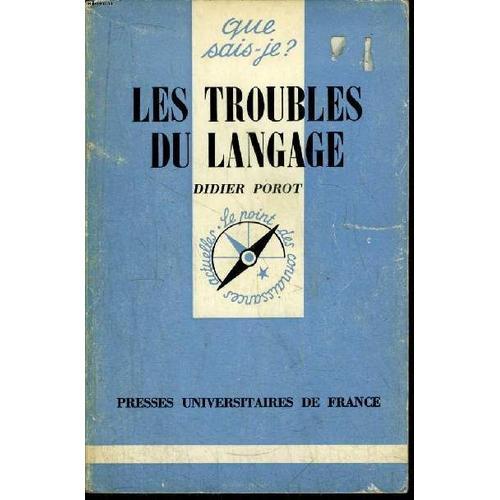 Que Sais-Je? N° 1712 Les Troubles Du Langage on Productcaster.