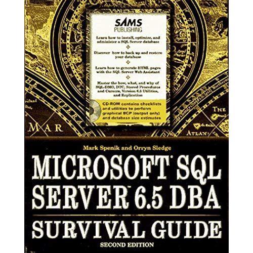 Microsoft Sql Server 6.5 Dba Survival Guide on Productcaster.