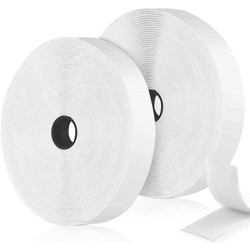 Blanc 12M Scratch Autocollant, 20mm Bande Adhésives Agrippantes Adh... on Productcaster.