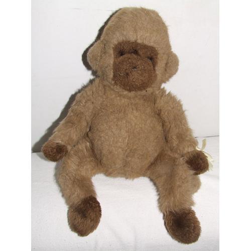 Singe Boulgom Doudou Ancien Vintage Marron Peluche 38 Cm on Productcaster.