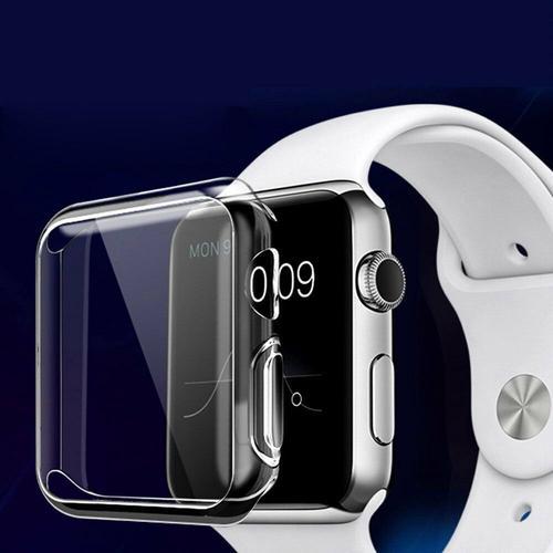 Protection Écran Totale En Silicone Pour Apple Watch Série 5 44mm on Productcaster.