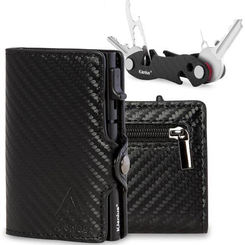 Noir Porte-Cartes de crédit pour Hommes Slim Small Wallet pour Homm... on Productcaster.