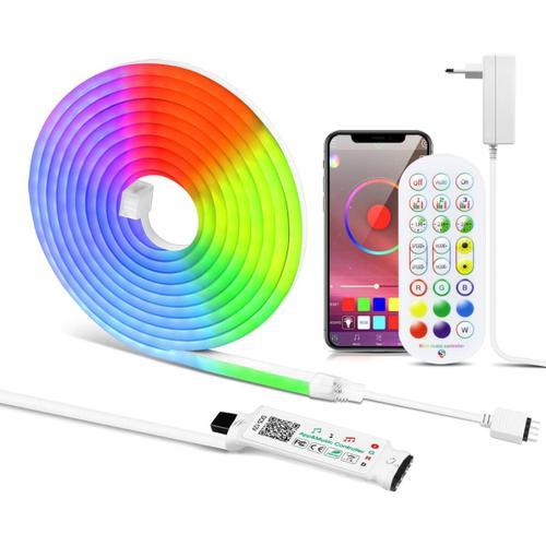 12v Lumière Au Néon Led Rgb, Imperméable À L'eau Flexible Led Light... on Productcaster.