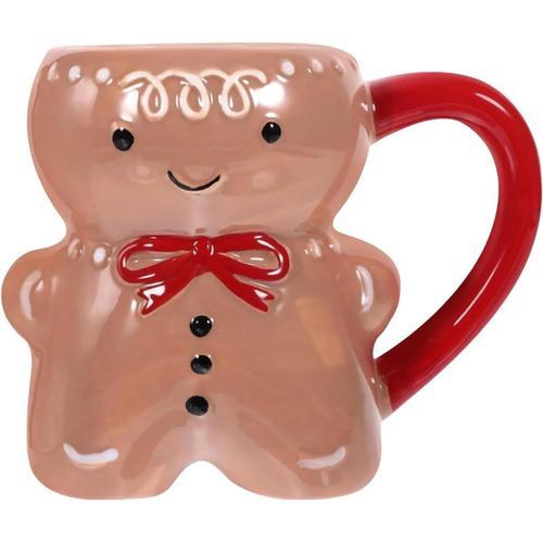 Tasse À Café De Noël En Céramique En Forme De Bonhomme En Pain D'ép... on Productcaster.