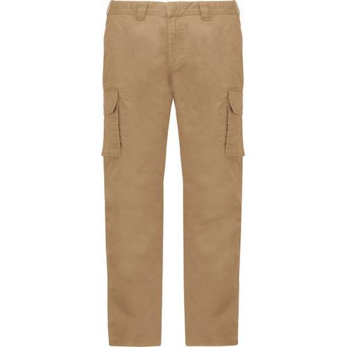 Pantalon Multipoches Pour Homme - K744 - Beige on Productcaster.