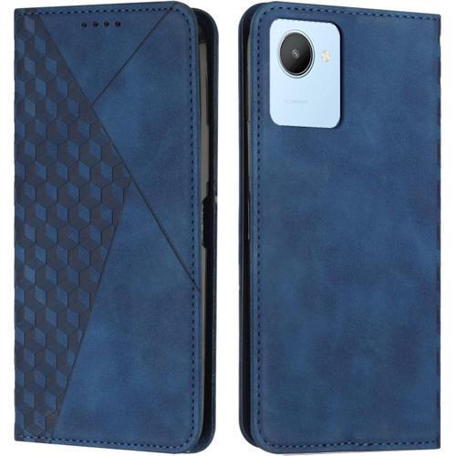 Coque Oppo Realme C30 Wallet Étui En Cuir For Téléphone Portable Ve... on Productcaster.