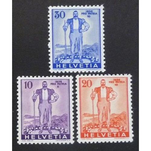 Suisse Neuf (Traces Charnières) Y Et T N° 286 287 288 Lot De 3 Timb... on Productcaster.