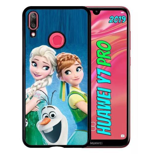 Coque Pour Huawei Y7 Pro 2019 - La Reine Des Neiges - Noir on Productcaster.