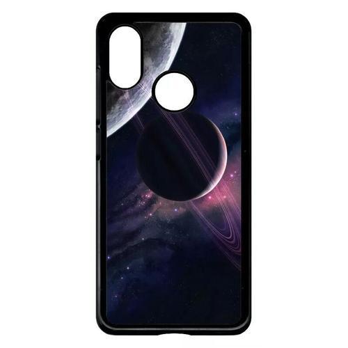 Coque Pour Xiaomi Mi-8 Explorer - Espace Saturne - Noir on Productcaster.