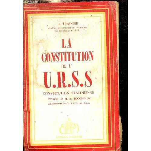 La Constitution De L Urss (Constitution Stalinienne). on Productcaster.