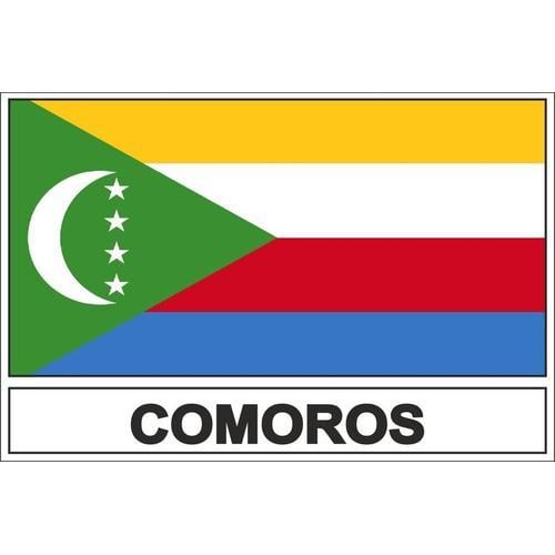 Autocollant Sticker Drapeau Com Comores on Productcaster.