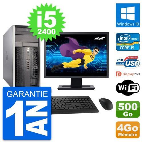 PC Tour HP Pro 6300 CMT Ecran 22" i5-2400 RAM 4Go Disque 500Go Wind... (Reconditionné) on Productcaster.