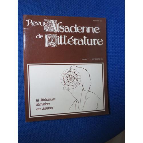 Revue Alsacienne De Litterature De 1984 N°7 7 on Productcaster.