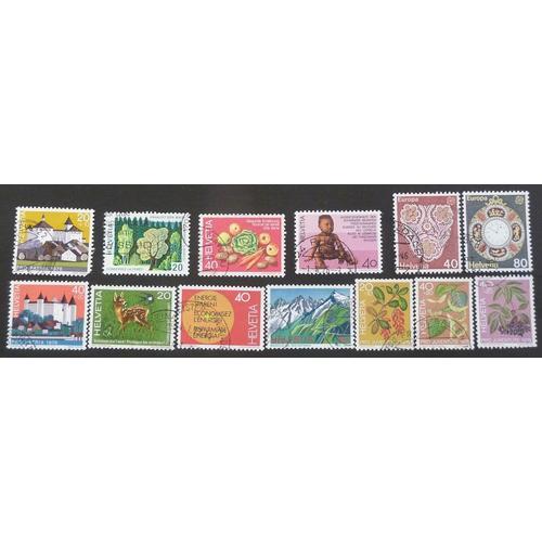 Suisse Oblitéré Y Et T N° 999 Et Plus Lot De 13 Timbres De 1976 on Productcaster.