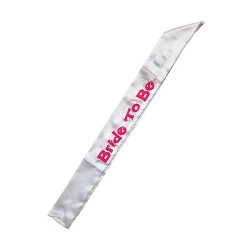 Sash Bride To Be White on Productcaster.