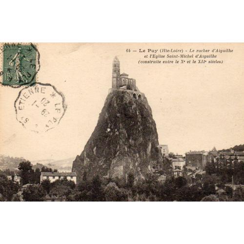 Carte Postale Ancienne - Le Puy (Hte Loire) - Le Rocher D'aiguilhe ... on Productcaster.