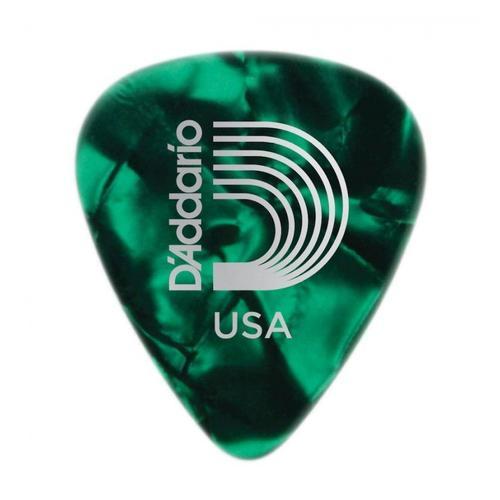 D'addario 1cgp4-10 - Médiators Celluloïd Verts, Pack De 10, Medium on Productcaster.