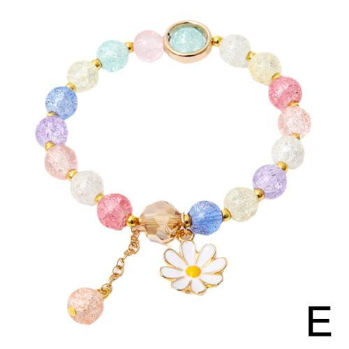 Colorful Bracelet En Cristal Coreen Marguerite Perles Accessoires G... on Productcaster.