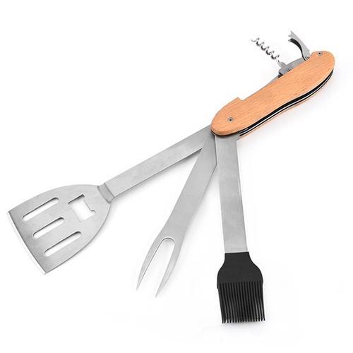 Ensemble D'Outils De Cuisson Pour Barbecue, Spatule Portable En Aci... on Productcaster.