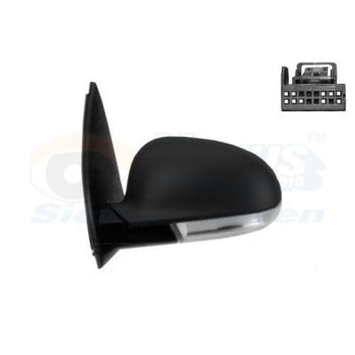 Retroviseur Electrique Gauche Noir Pour Volkswagen Golf V 11/03 - 08 on Productcaster.