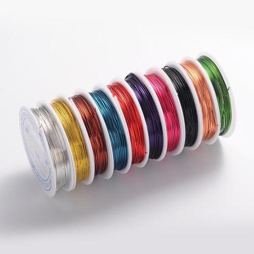 10 Rouleaux De Bijoux En Cuivre 0.8mm, Accessoires De Fabrication D... on Productcaster.