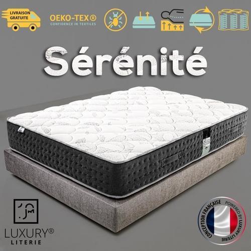 Matelas 90x190 Cm Sérénité, Ressorts Ensachés, Mousse Haute Densité... on Productcaster.