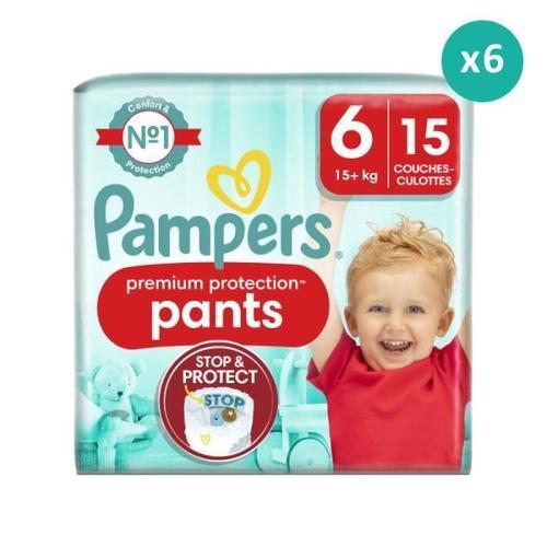 Couches-Culottes Premium Protection Taille 6 - Pampers - Pack De 15 on Productcaster.