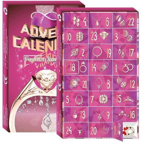 Calendrier De L'avent 2023 Pour Filles Avec 24 Bijoux, Colliers, Br... on Productcaster.