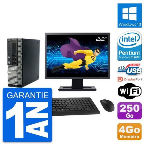 PC Dell 990 SFF Ecran 22" Intel G840 RAM 4Go Disque Dur 250Go Windo... (Reconditionné) on Productcaster.