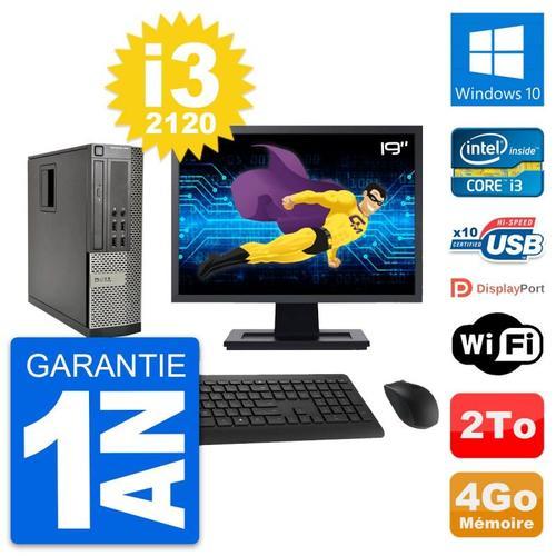 PC Dell 990 SFF Ecran 19" Intel i3-2120 RAM 4Go Disque Dur 2To Wind... (Reconditionné) on Productcaster.