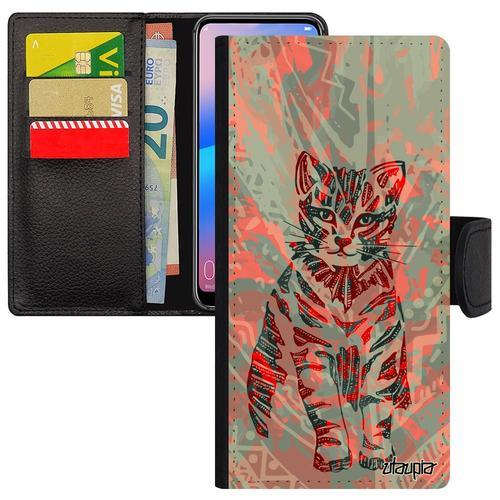 Coque Galaxy S8 Plus Portefeuille Chat Cadeau Original Coloré Ethni... on Productcaster.