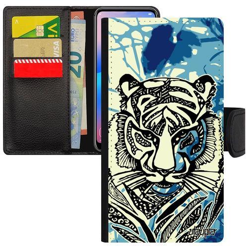 Coque Tigre Iphone 5 5s Se Simili Cuir Rabat Portefeuille Predateur... on Productcaster.