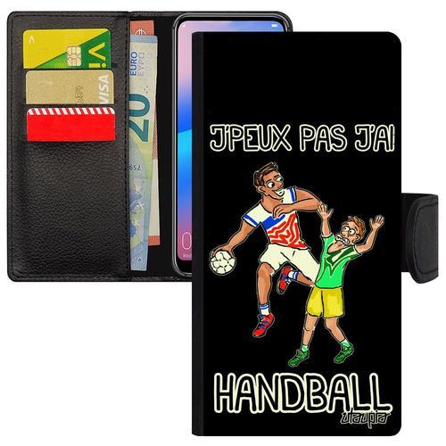 Coque Huawei Mate 20 Pro Cuir Jpeux Pas J'ai Handball Drole Bd Noir... on Productcaster.